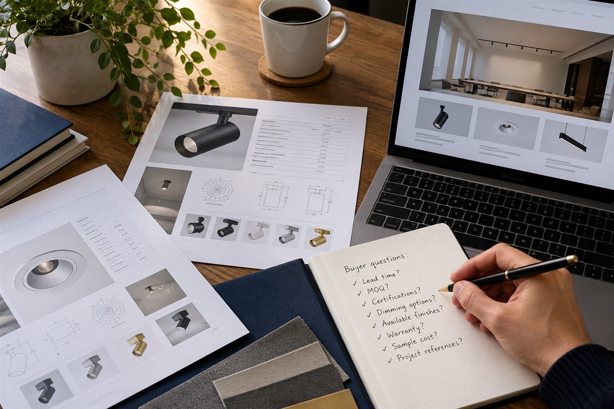 Product specifications and buyer questions used to plan useful content